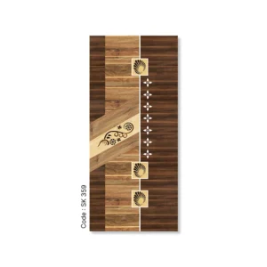 Diagonal Harmony Premium German Lamination German Door - Code SK 359