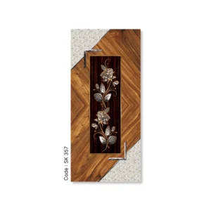 Floral Accent Designer Door