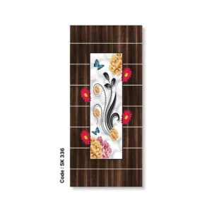 Butterfly Bloom Lamination German Door – Code SK 336
