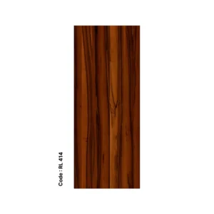 Deep Walnut Grain Digital WPC Door – Code RL 414