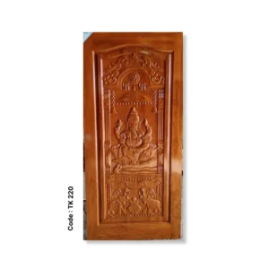 Divine Ganesh Teak Door – Code TK 220