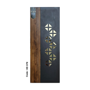 Luxury Graphite Glass Panel Door – Code HD 379