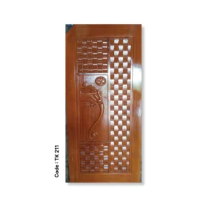 Modern Ganesh Teak Door – Code TK 211