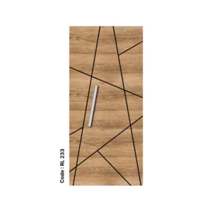 Modern Line Art Digital WPC Door – Code RL 233