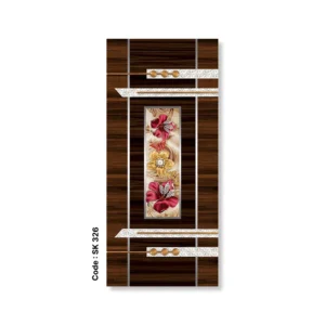 Regal Floral Lamination German Door – Code SK 326