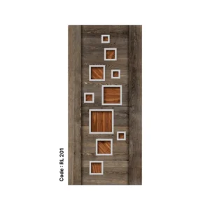 Rustic Digital Square WPC Door – Code RL 201