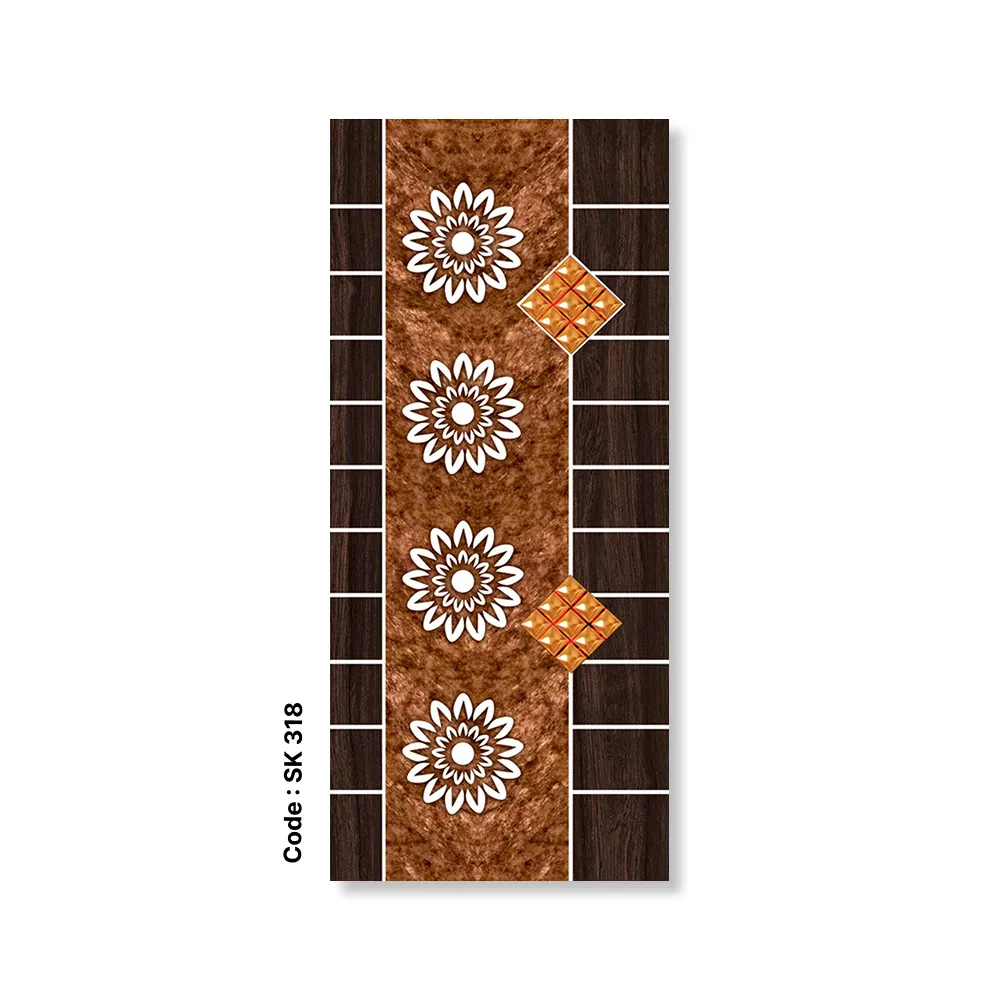 Sunburst Pattern Lamination German Door – Code SK 318