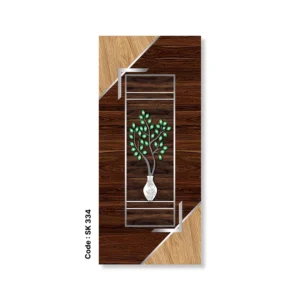 Vase Garden Lamination German Door – Code SK 334