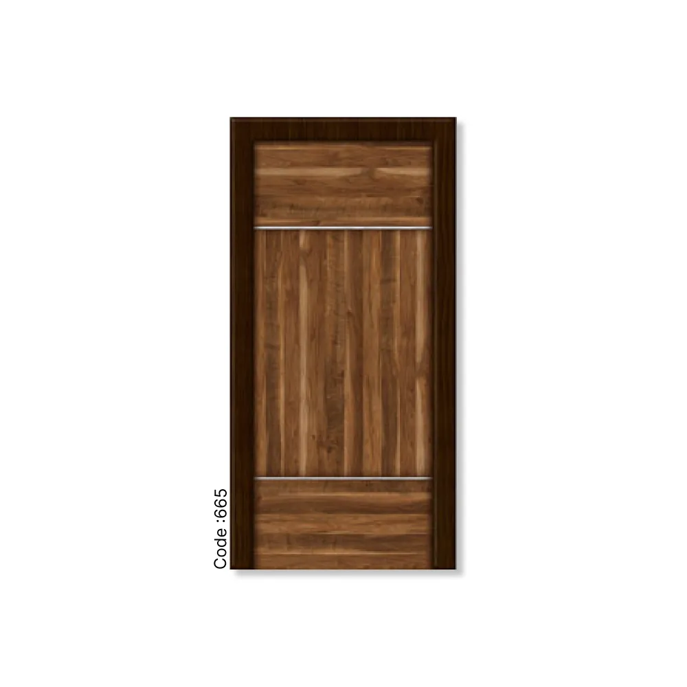 Dual Panel Premium Lamination German Door - Code SK 665