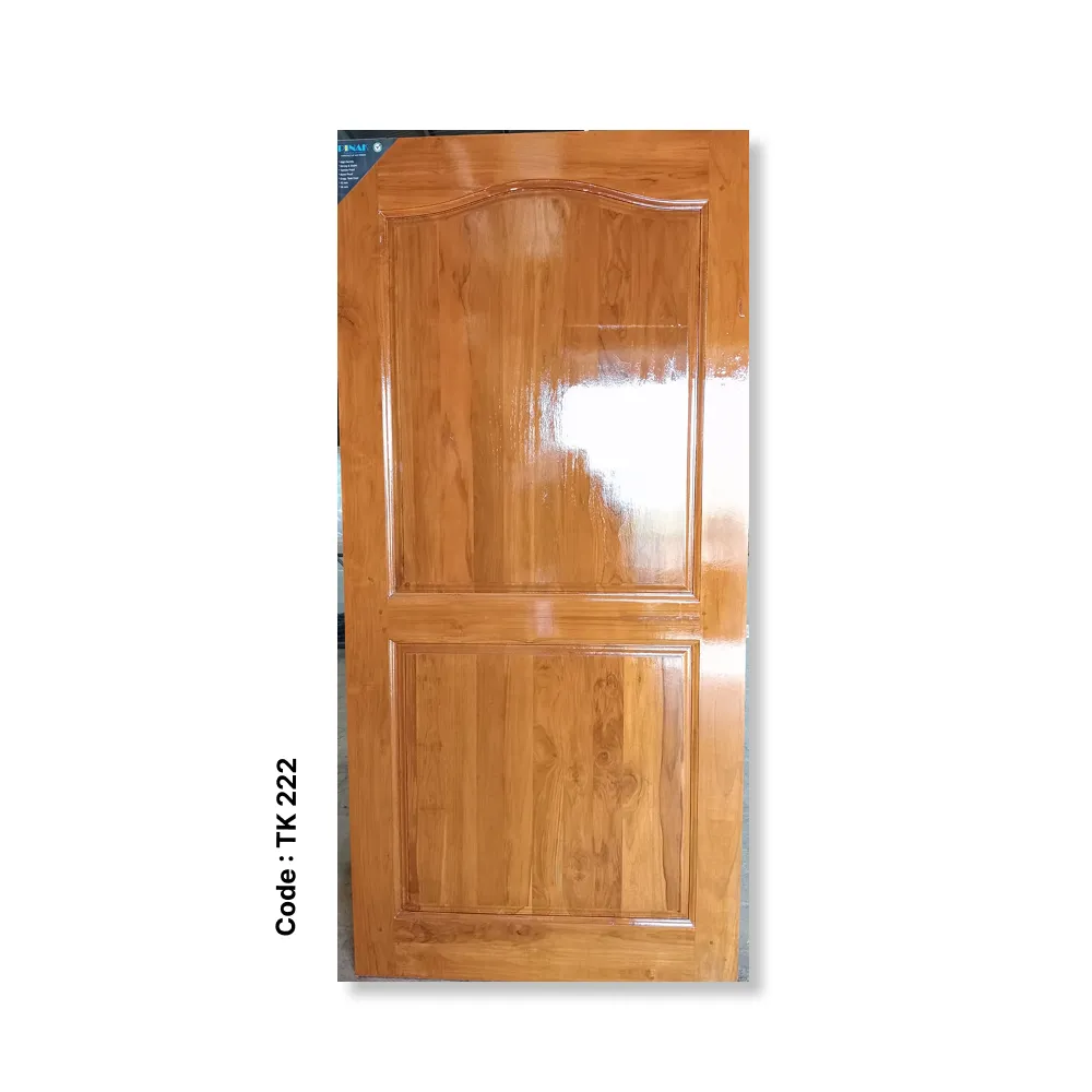 Glossy Teak Panel Door - Code TK 222