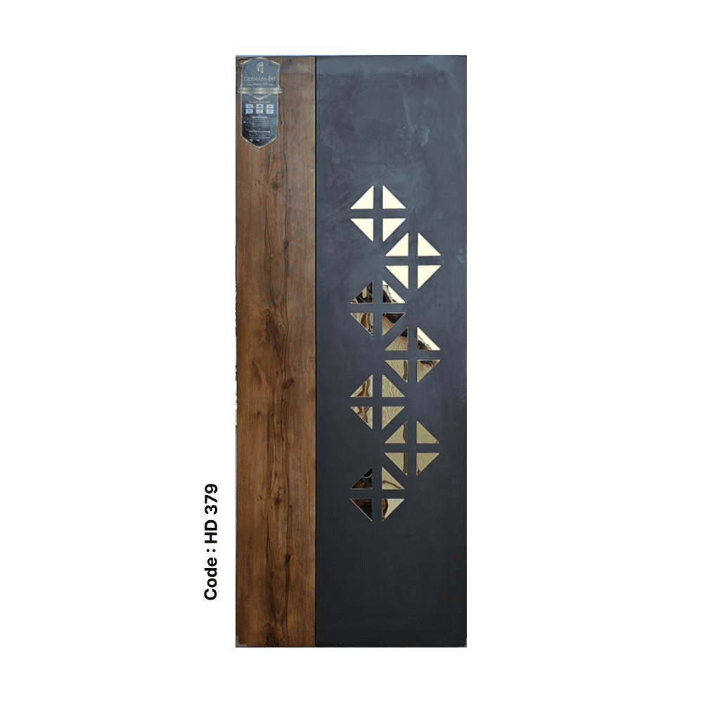 Luxury Graphite Glass Panel Door – Code HD 379