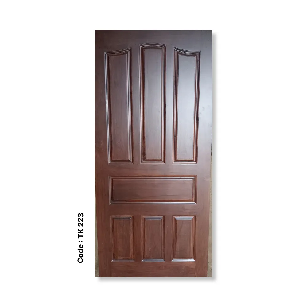 Premium Teak Panel Door - Code TK 223