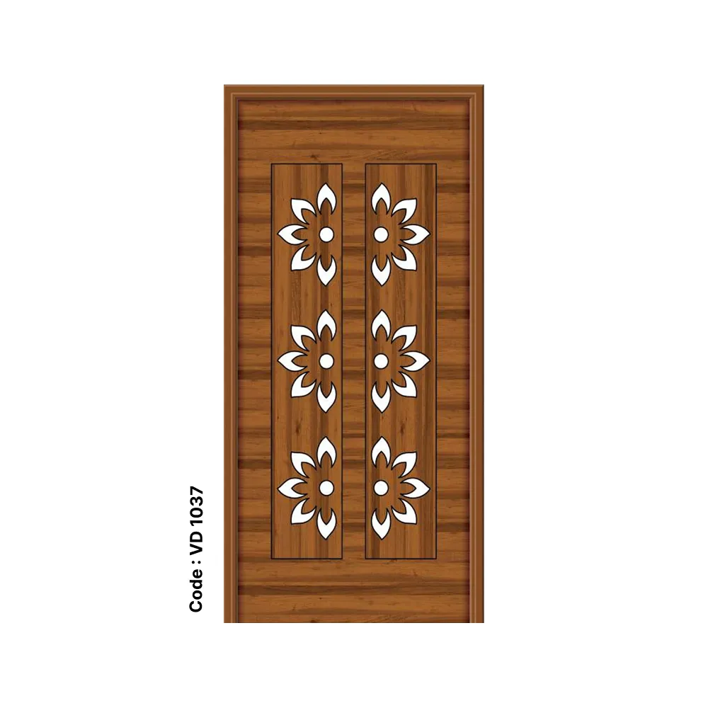 Twin Blossom Laminated Grooving Door – Code VD 1037