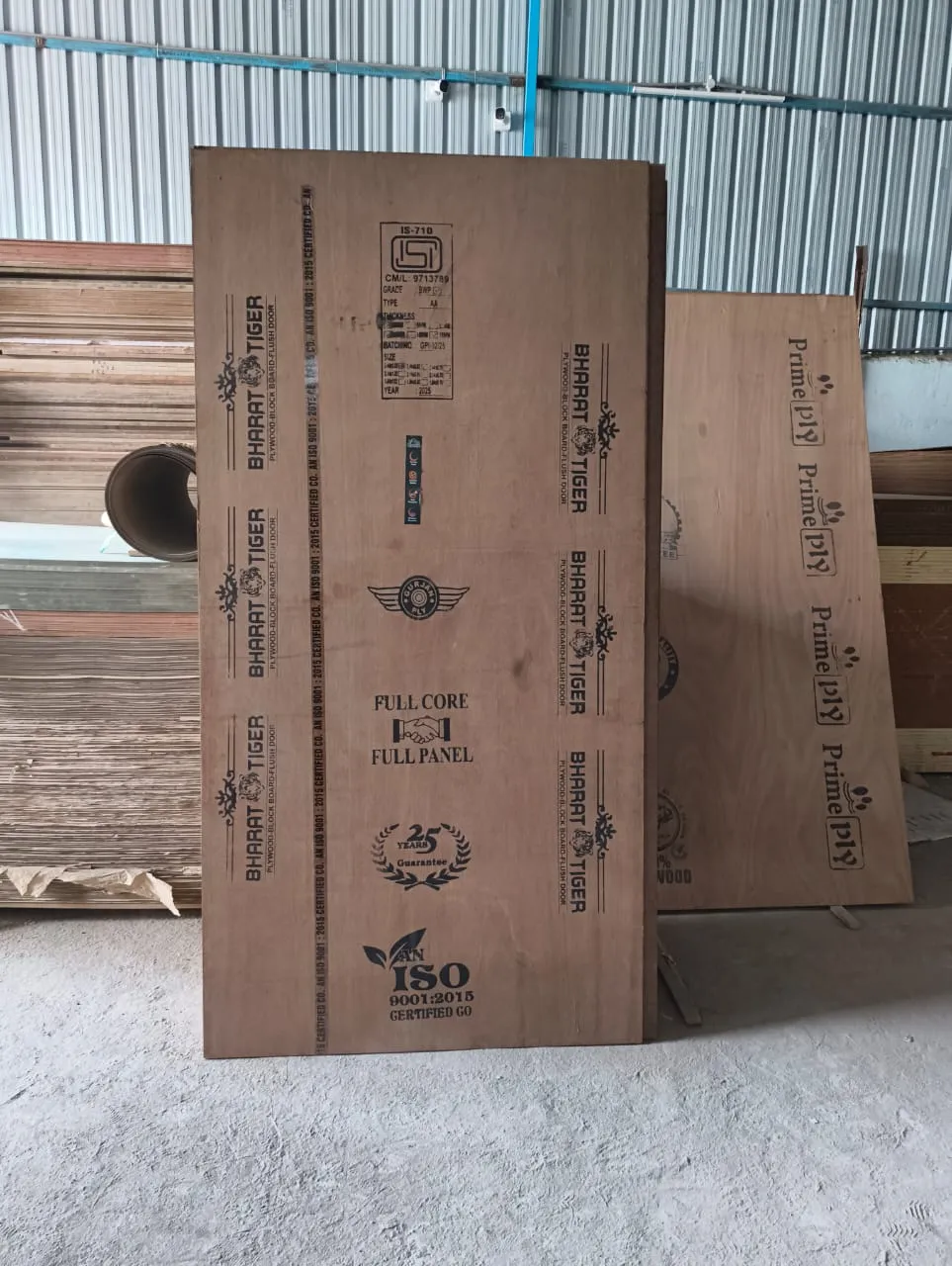 Bharat Tiger Full Core Full Panel Plywood – 25 Years Guarantee 19 mm Per sq ft 99 rs